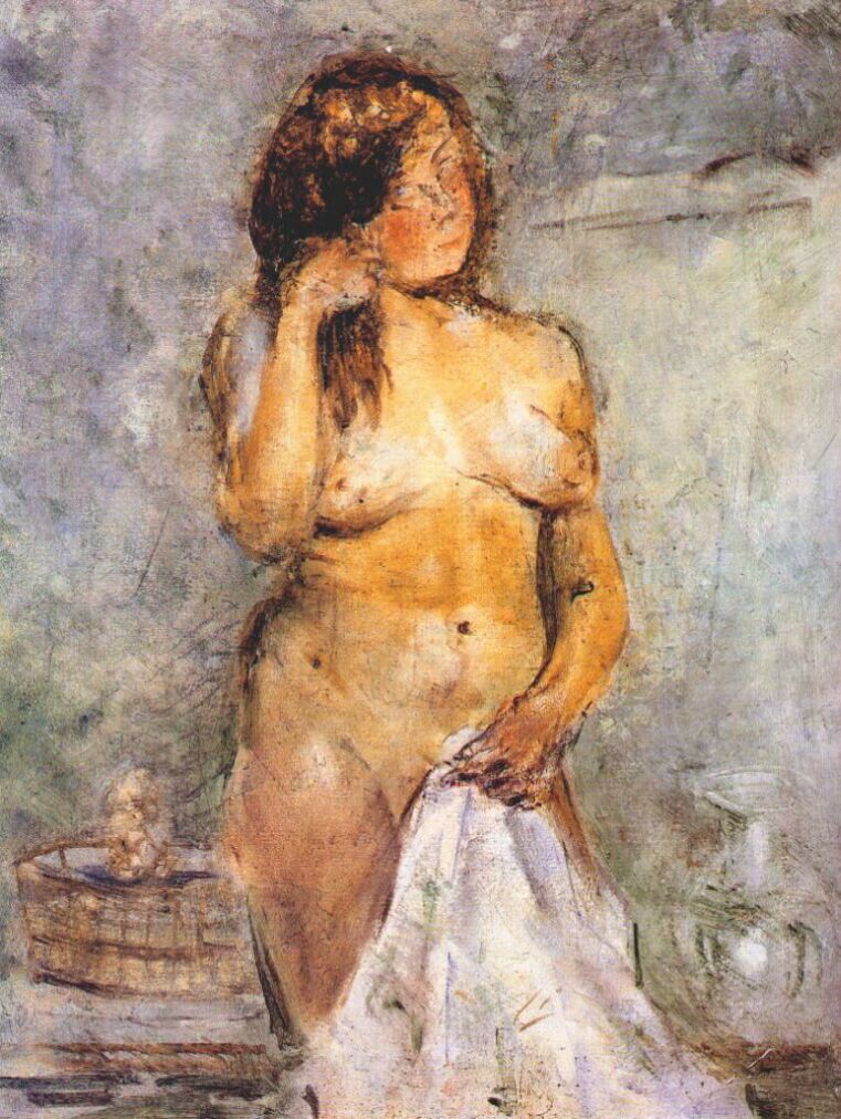 Female bather (1930) – Vladimir Tatlin Tablo
