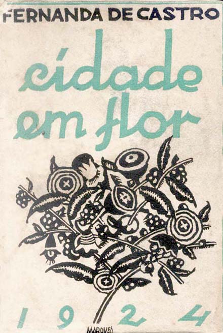 Fernanda de Castro, Cidade em flor (Capa) (1924) – Bernardo Marques Tablo