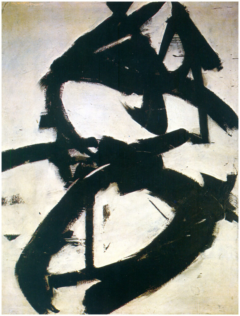 Figure Eight (1952) - Franz Kline Tablo