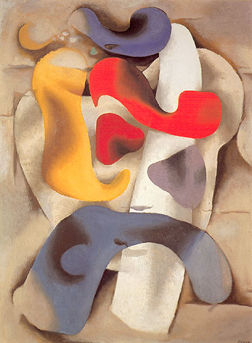 Figure in Motion (1936) – Willi Baumeister Tablo