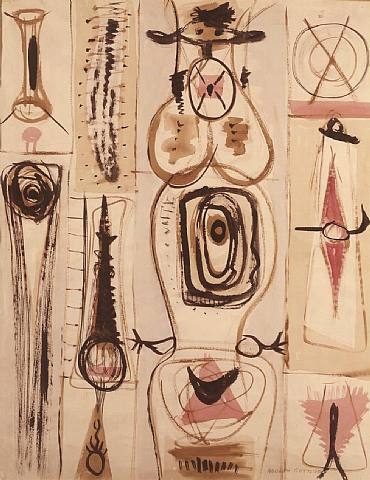 Figures (1948) – Adolph Gottlieb Tablo