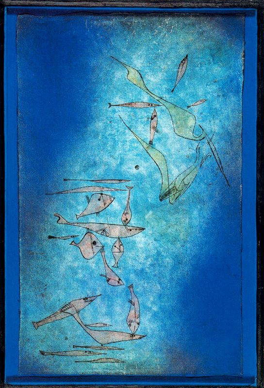 Fish Image (1925) – Paul Klee Tablo