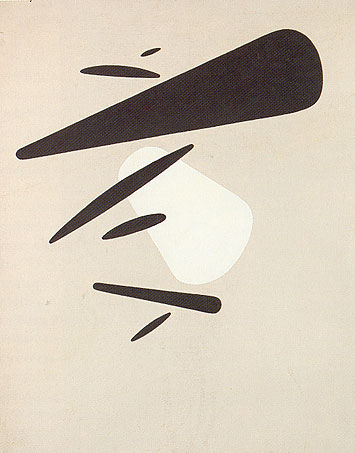 Floating Forms with White (1938) – Willi Baumeister Tablo