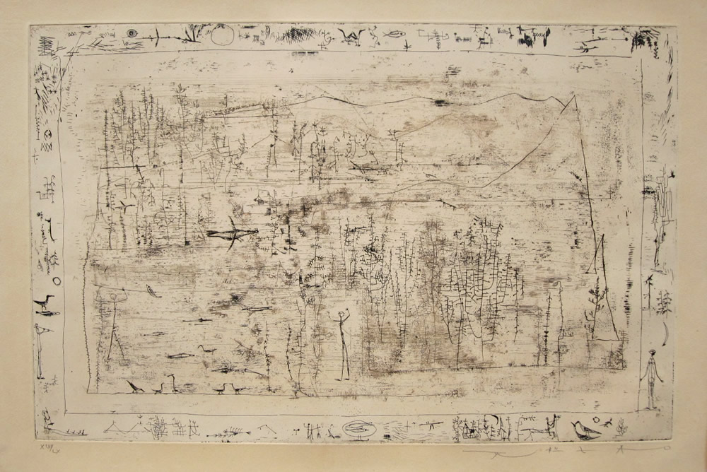 Flora and Fauna (1951) – Zao Wou-Ki Tablo