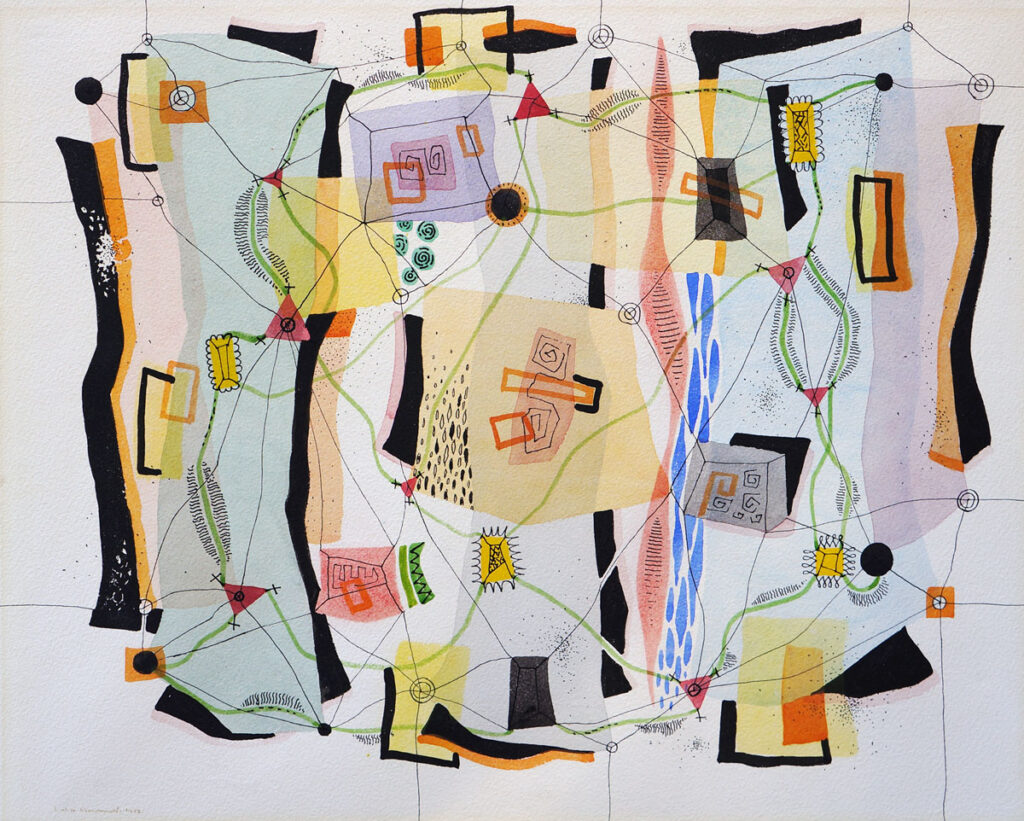 Fluctuating Planes (1952) - Jock Macdonald Tablo