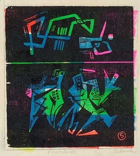 Football (1941) – Louis Schanker Tablo