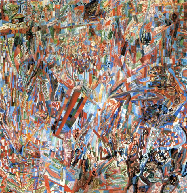 Formula of Spring (1920) – Pavel Filonov Tablo