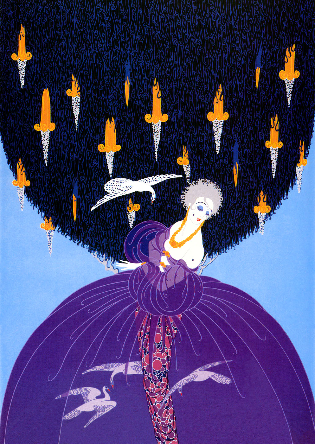 Freedom and Captivity - Erté Tablo kanvas tablo