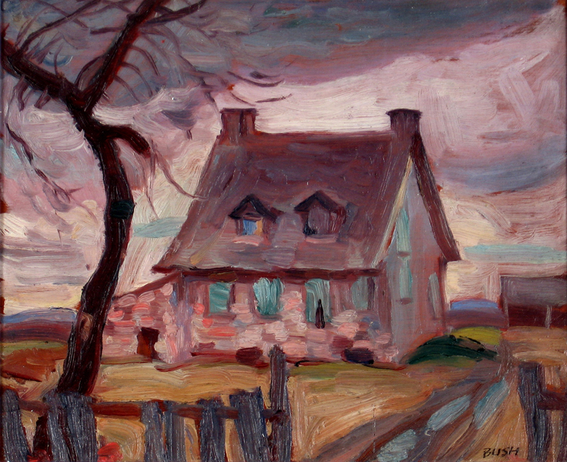 French Farm House, Montreal (1930) – Jack Bush Tablo