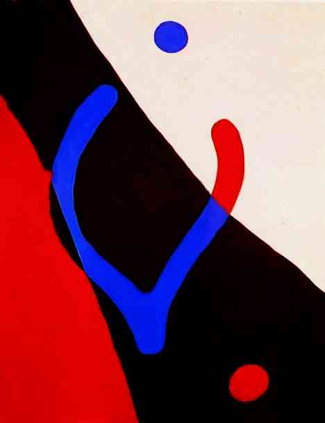 Frond and navel – Jean Arp Tablo
