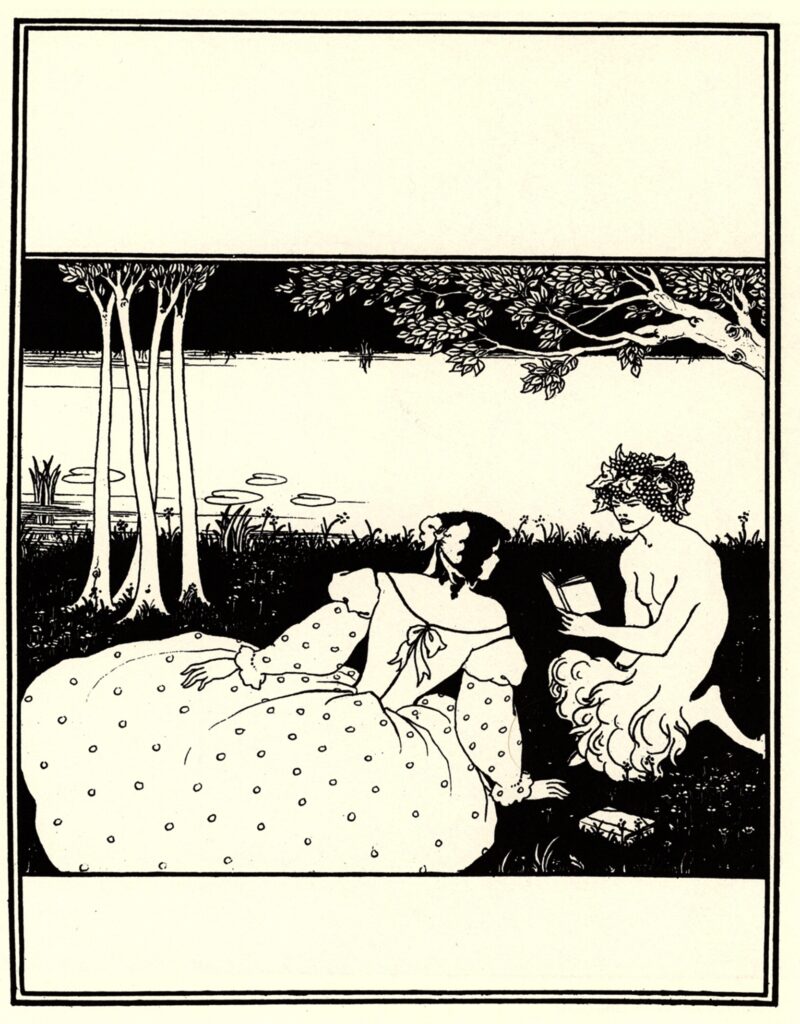 Front Cover for The Yellow Book Vol. V – Aubrey Beardsley Tablo