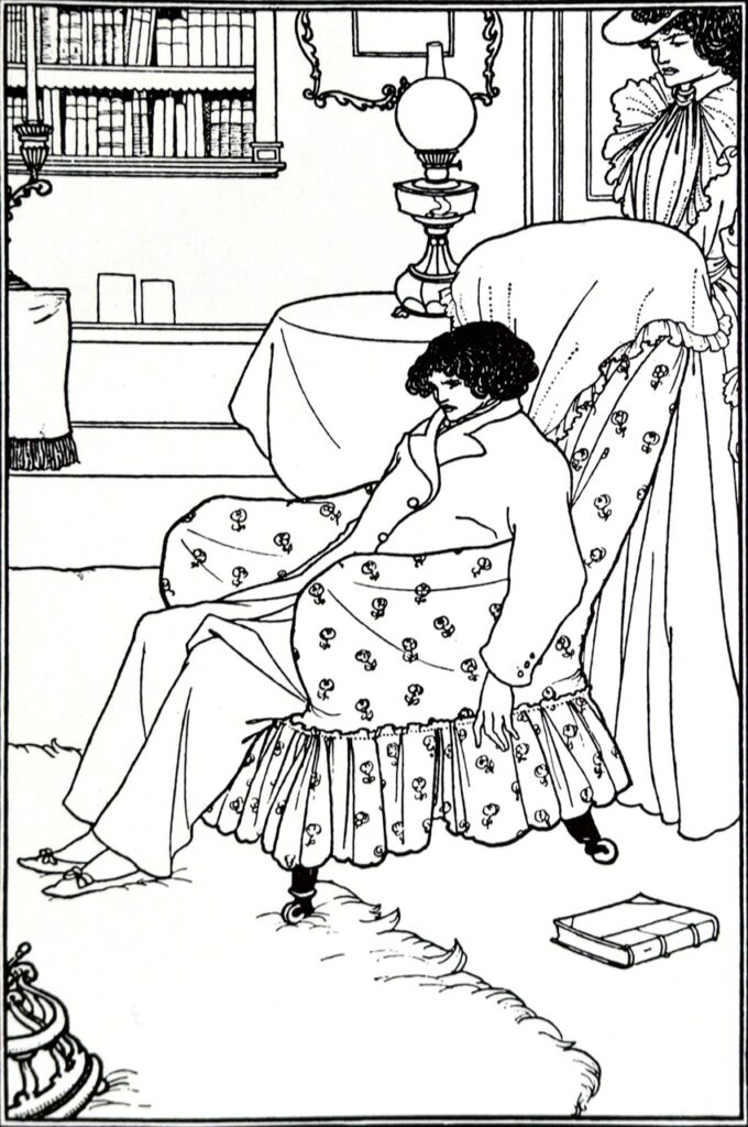 Frontispiece - Aubrey Beardsley Tablo