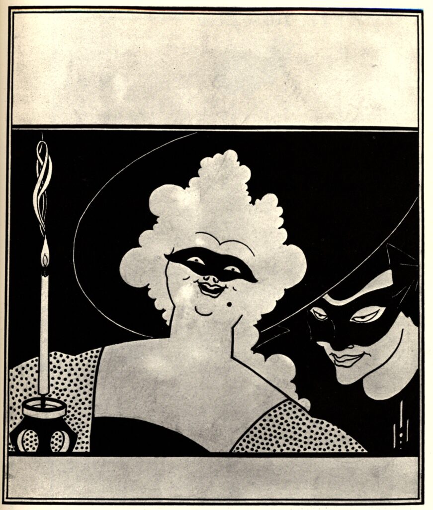 Frontispiece for 'The Yellow Book An Illustrated Quarterly' (1894) - Aubrey Beardsley Tablo