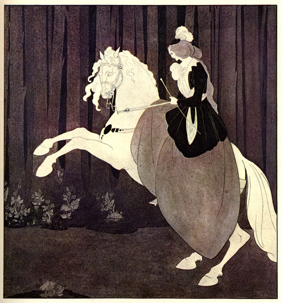 Frontispiece to Chopin’s Third Ballade (1895) – Aubrey Beardsley Tablo