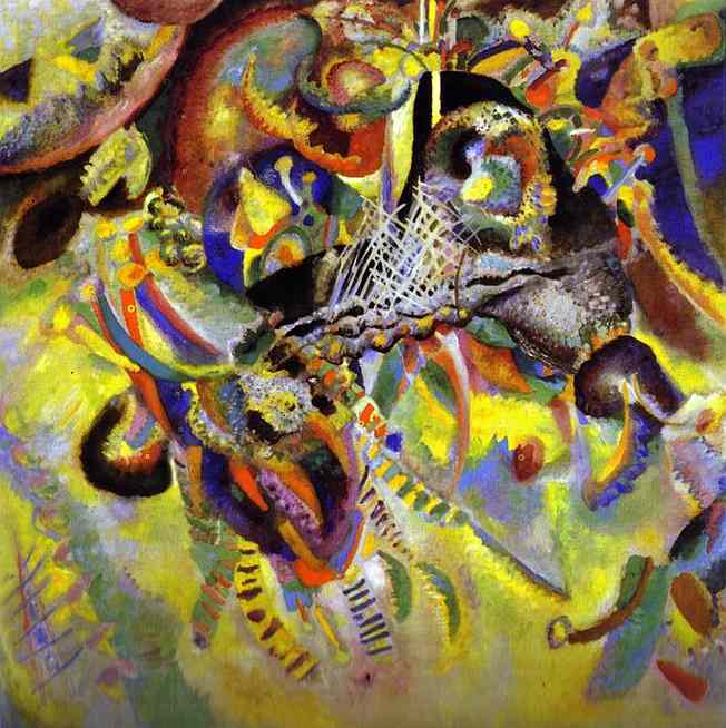 Fugue (1914) – Wassily Kandinsky Tablo