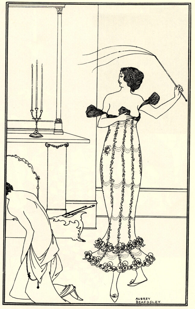 Full and True Account of the Wonderful Mission of Earl Lavender, frontispiece (1895) - Aubrey Beardsley Tablo
