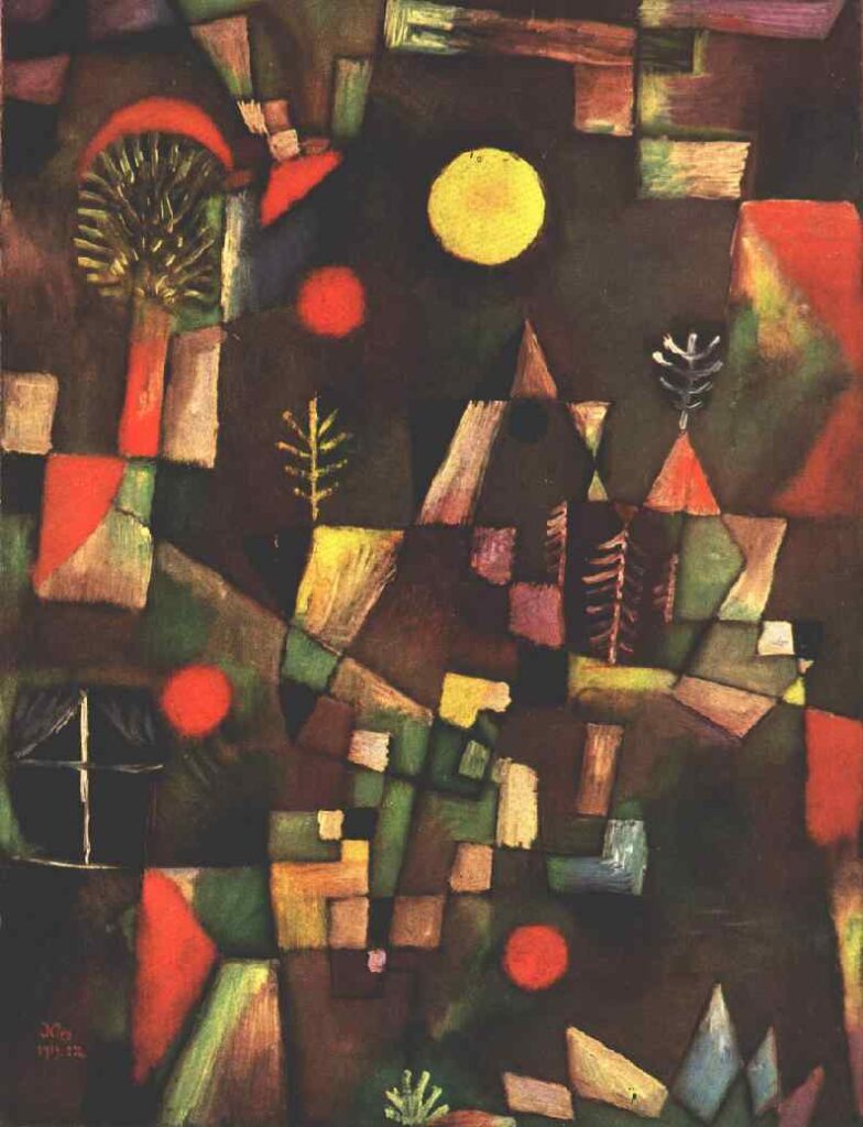 Full moon (1919) - Paul Klee Tablo