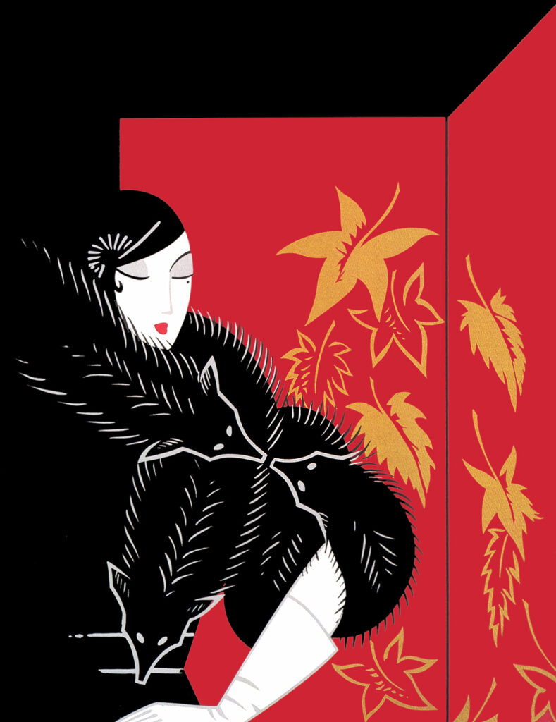 Furs - Erté Tablo