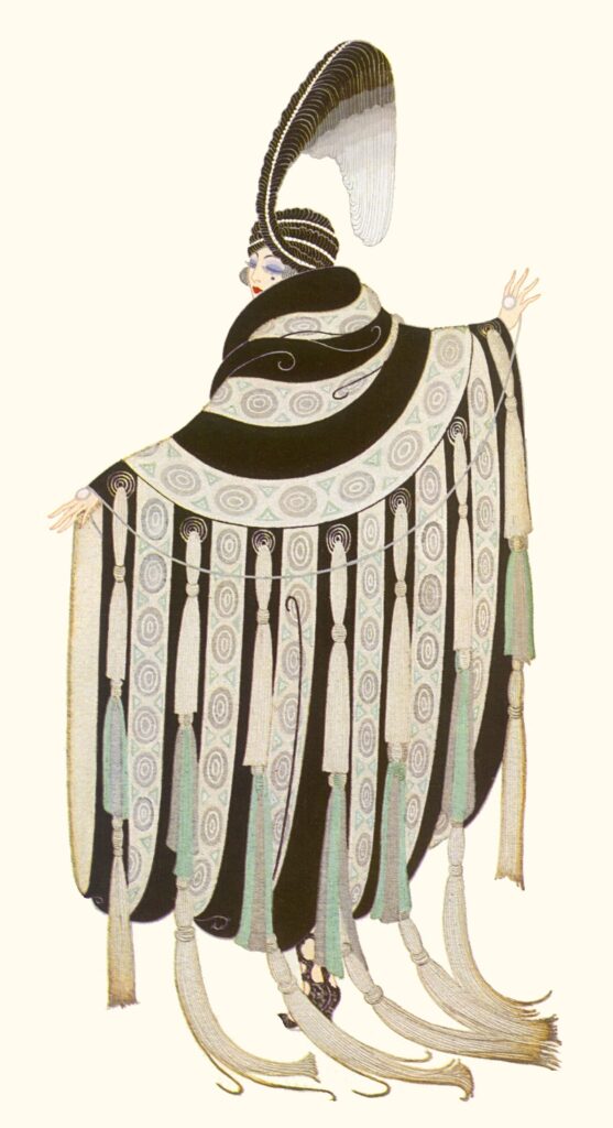 Gaby Deslys Fashion - Erté Tablo