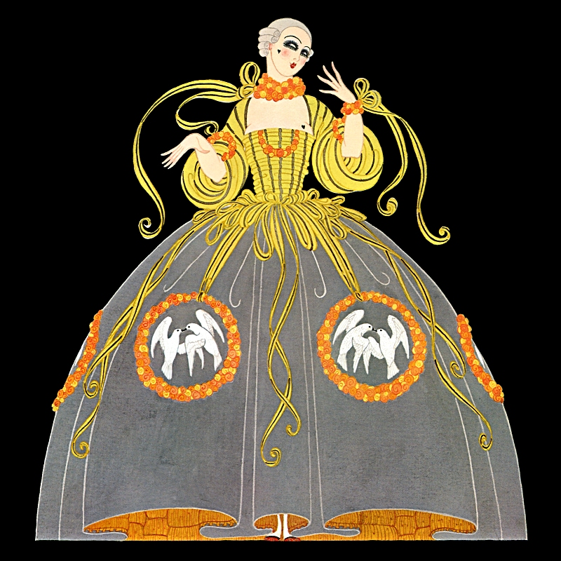 Ganna Walska in Manon 02 – Erté Tablo