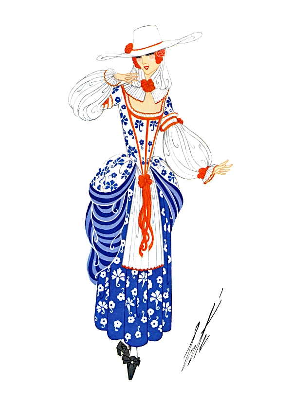 Ganna Walska in Martha – Erté Tablo