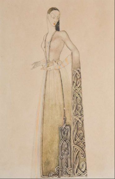 Georgian costume (1930) – Petre Otskheli Tablo