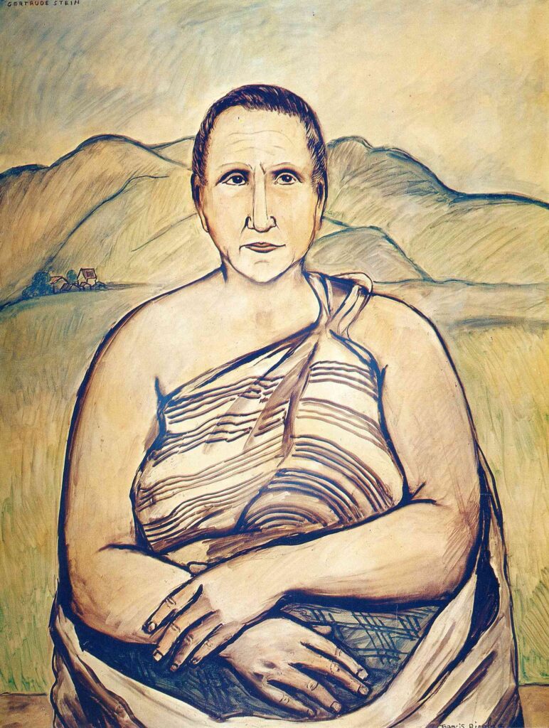 Gertrude Stein (1933) - Francis Picabia Tablo
