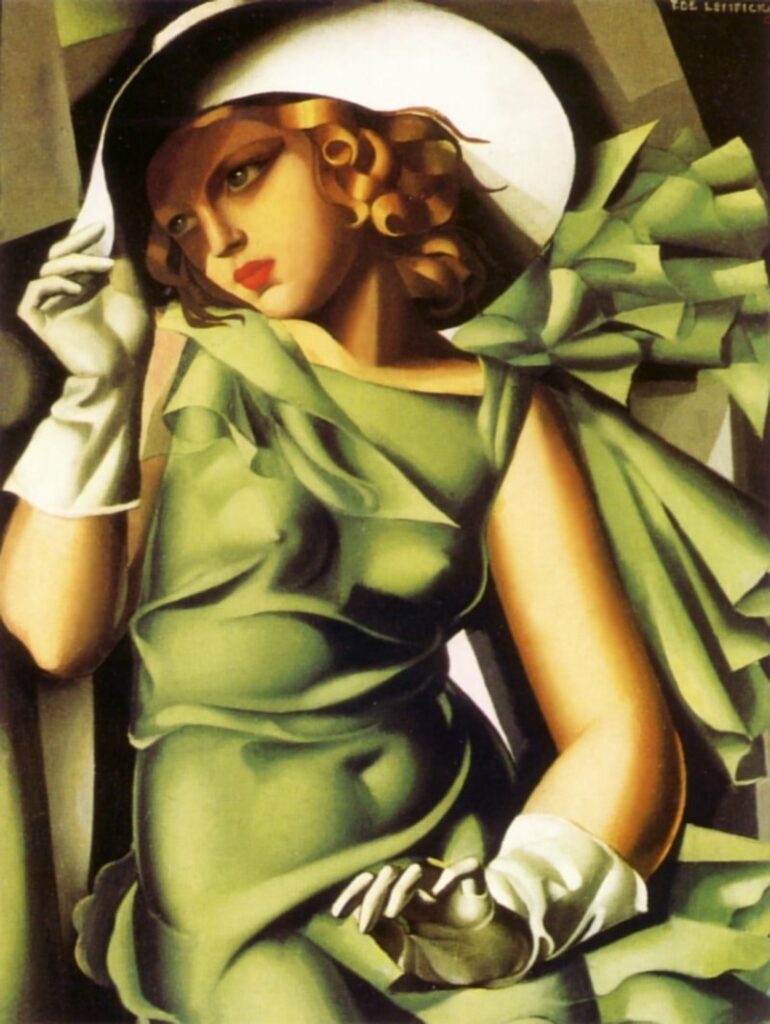 Girl with Gloves (1929) – Tamara de Lempicka Tablo