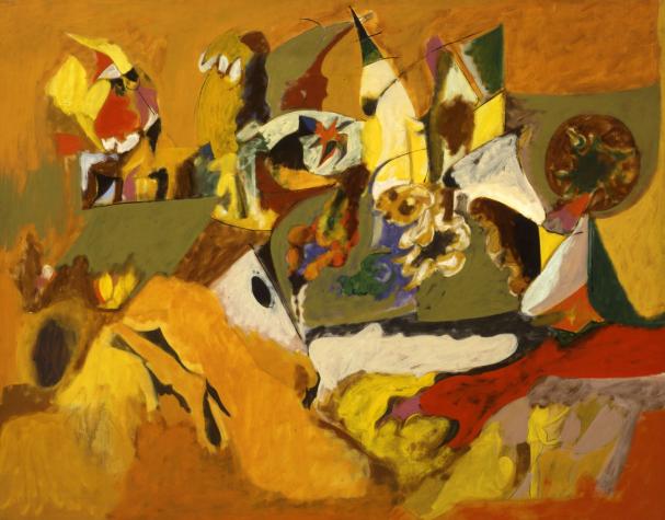 Golden Brown Painting (1943) – Arshile Gorky Tablo