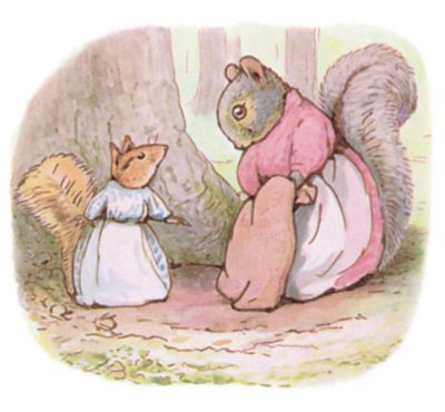 Goody and Mrs. Hackee (1911) – Beatrix Potter Tablo