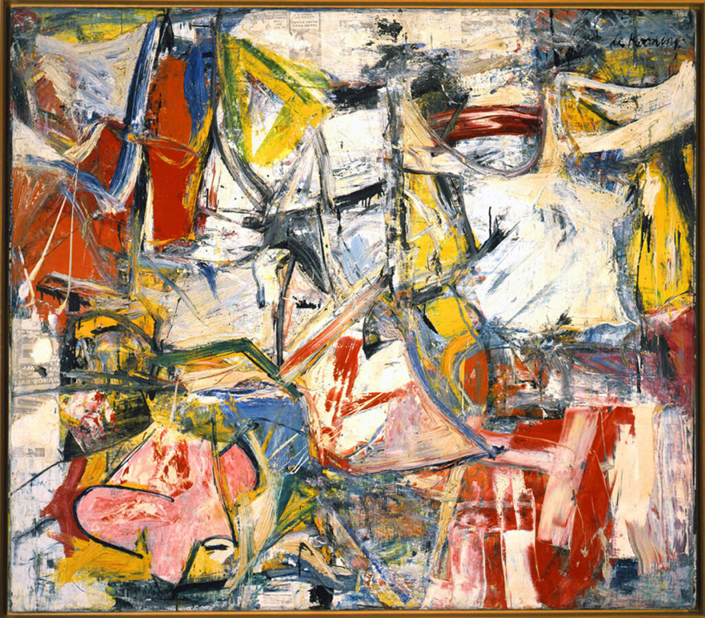 Gotham News (1955) - Willem de Kooning Tablo