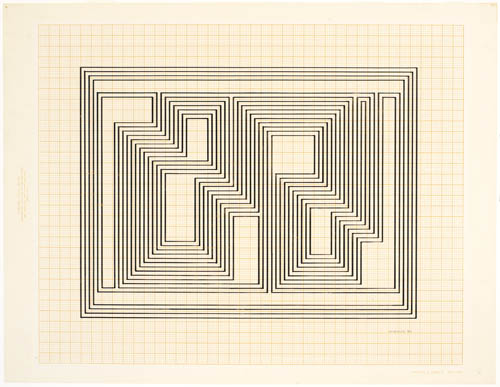 Graphic Tectonic (1941) – Josef Albers Tablo
