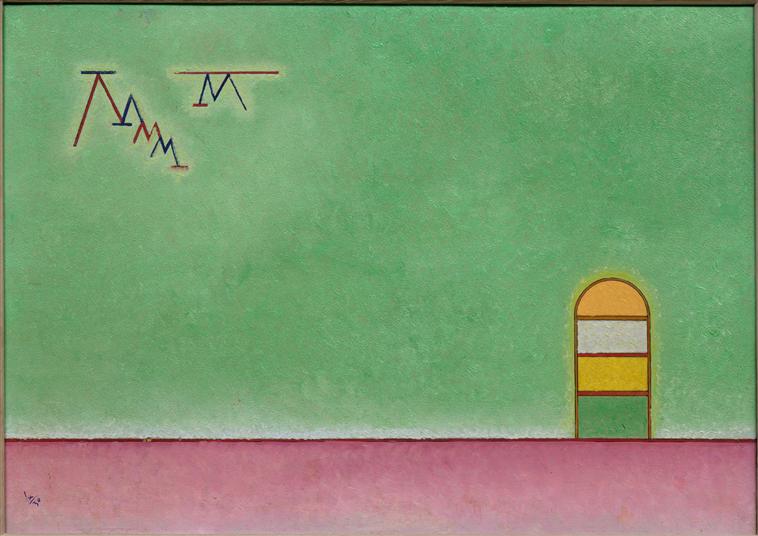 Green emptyness (1930) – Wassily Kandinsky Tablo