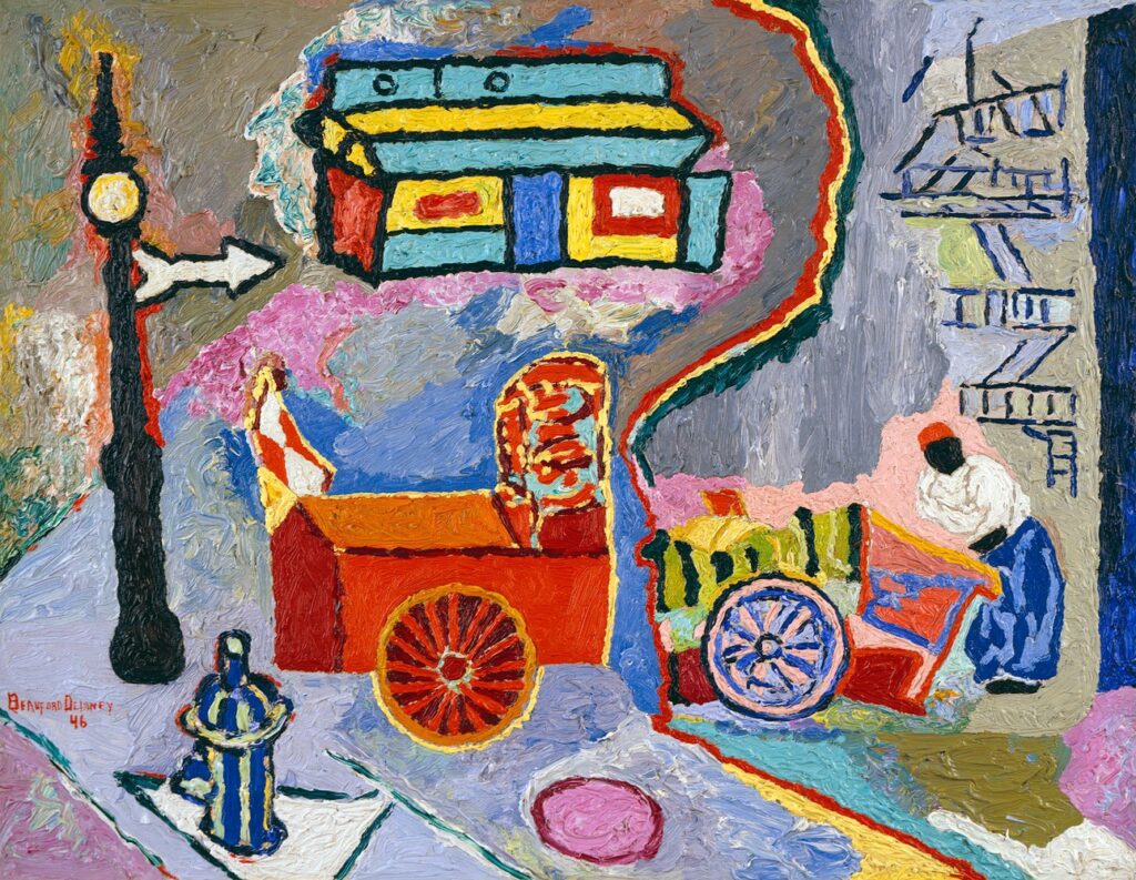 Greene Street (1946) - Beauford Delaney Tablo