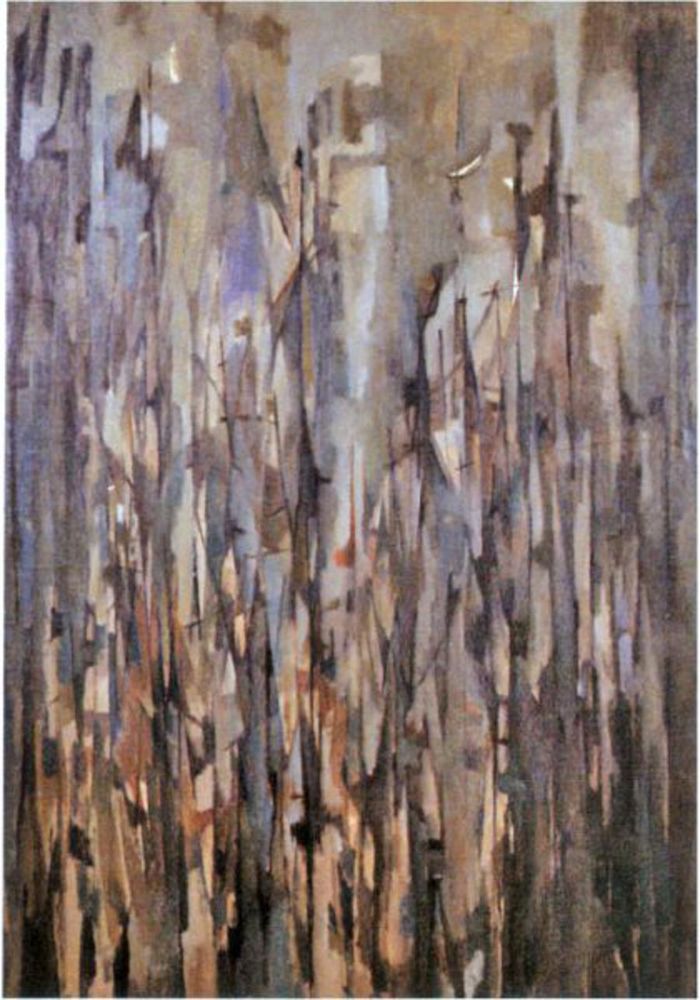 Harlem Courtyard (1954) – Norman Lewis Tablo