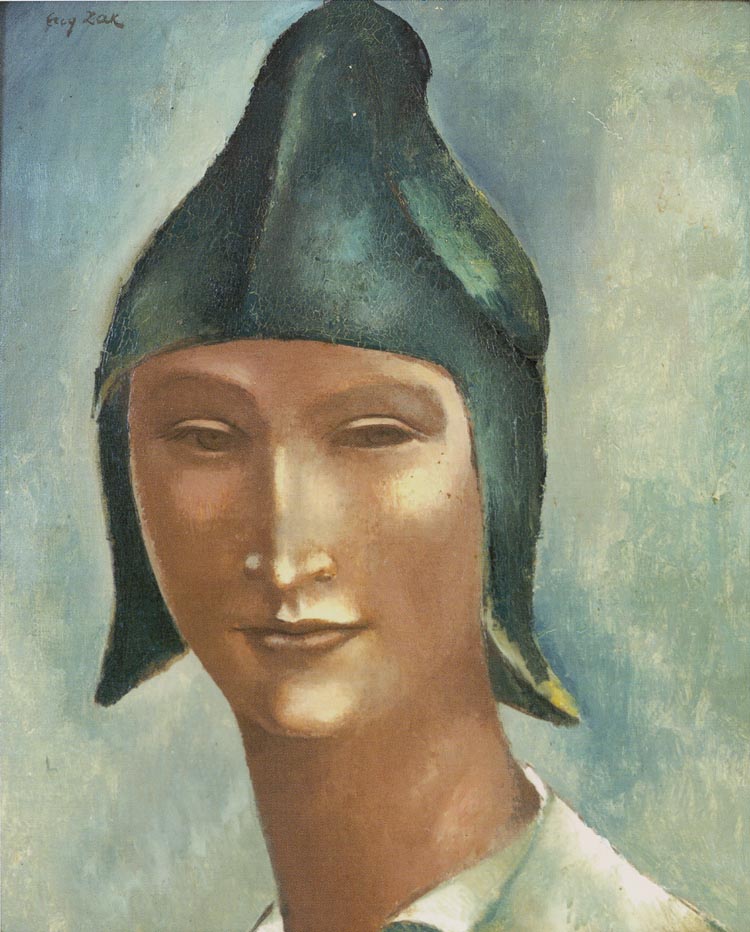 Head of a Young Man in a Pointed Hat (1922) – Eugeniusz Zak Tablo