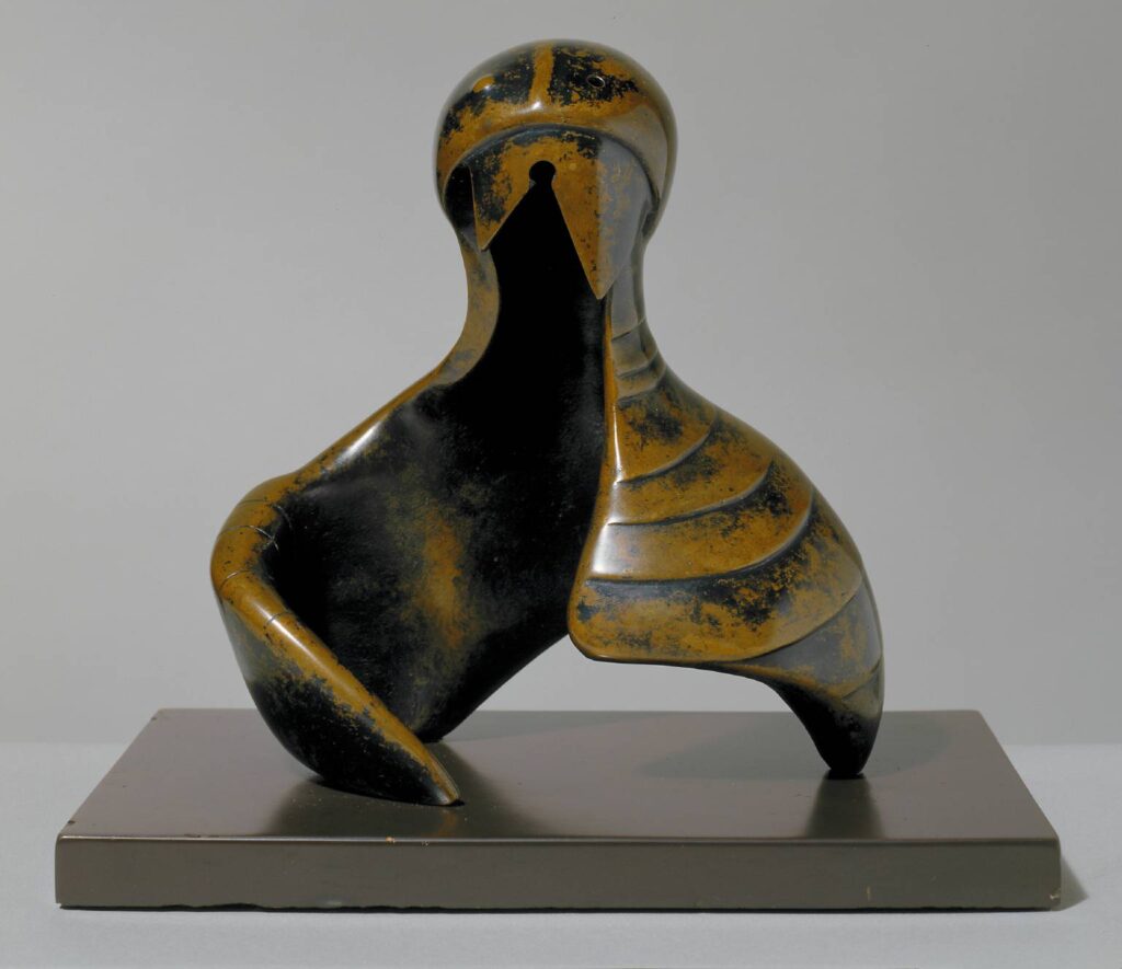 Helmet Head and Shoulders (1952) - Henry Moore Tablo