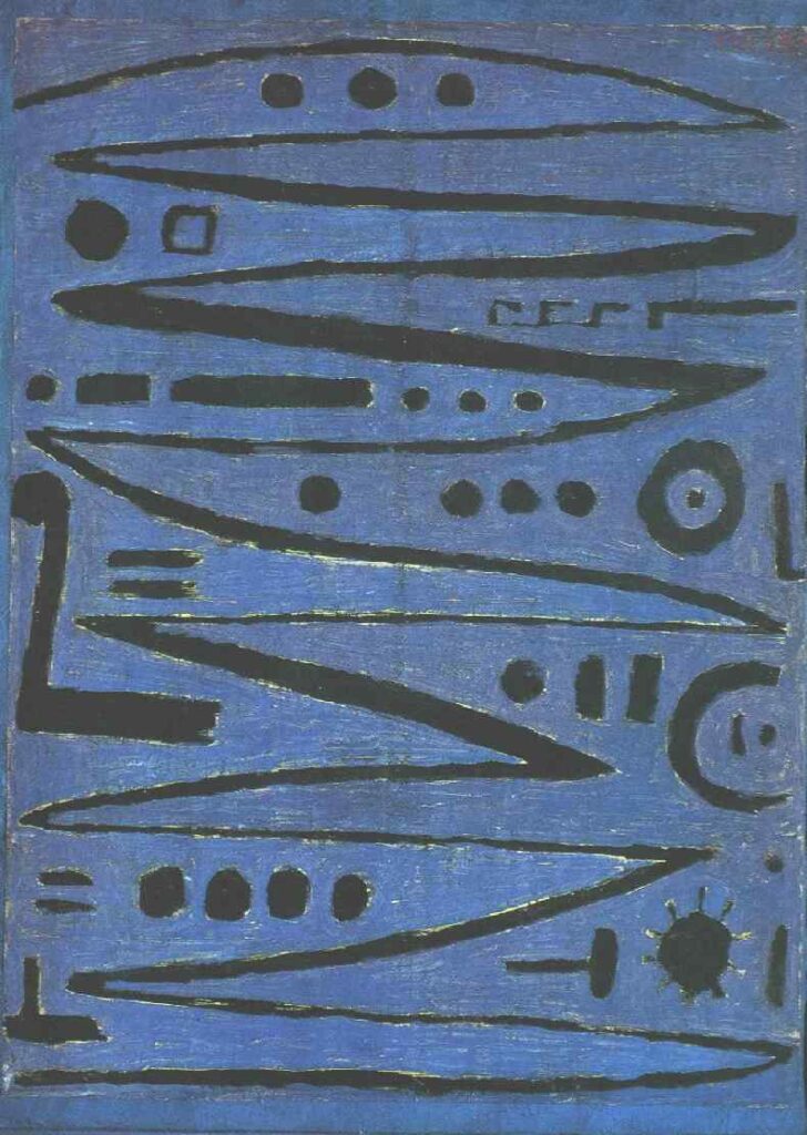 Heroic Fiddling (1938) – Paul Klee Tablo