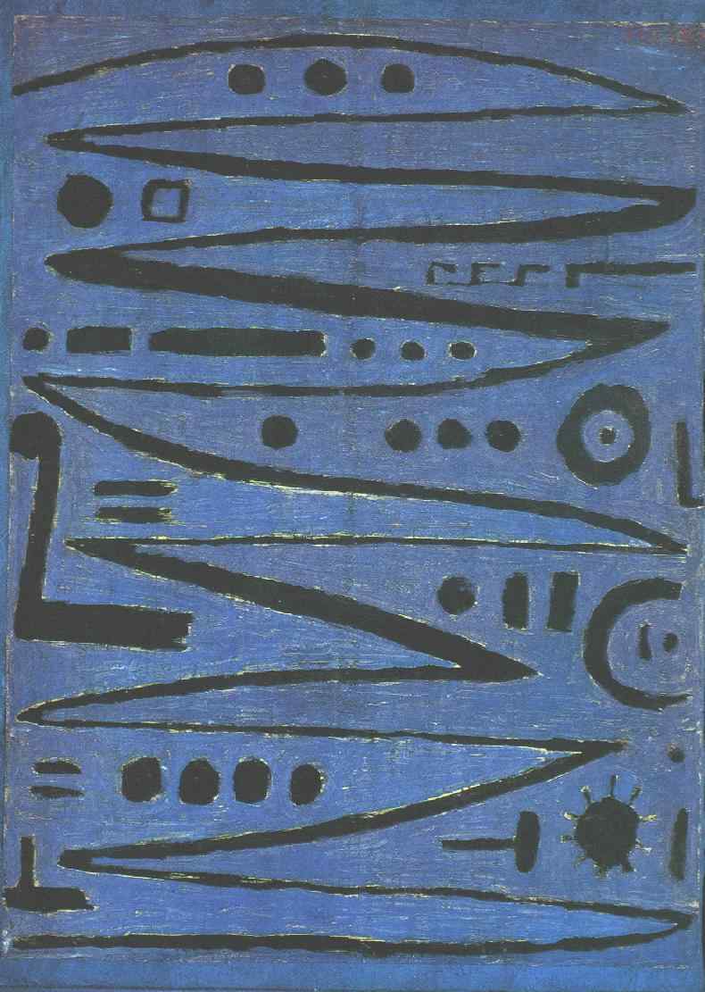 Heroic Fiddling (1938) - Paul Klee Tablo kanvas tablo