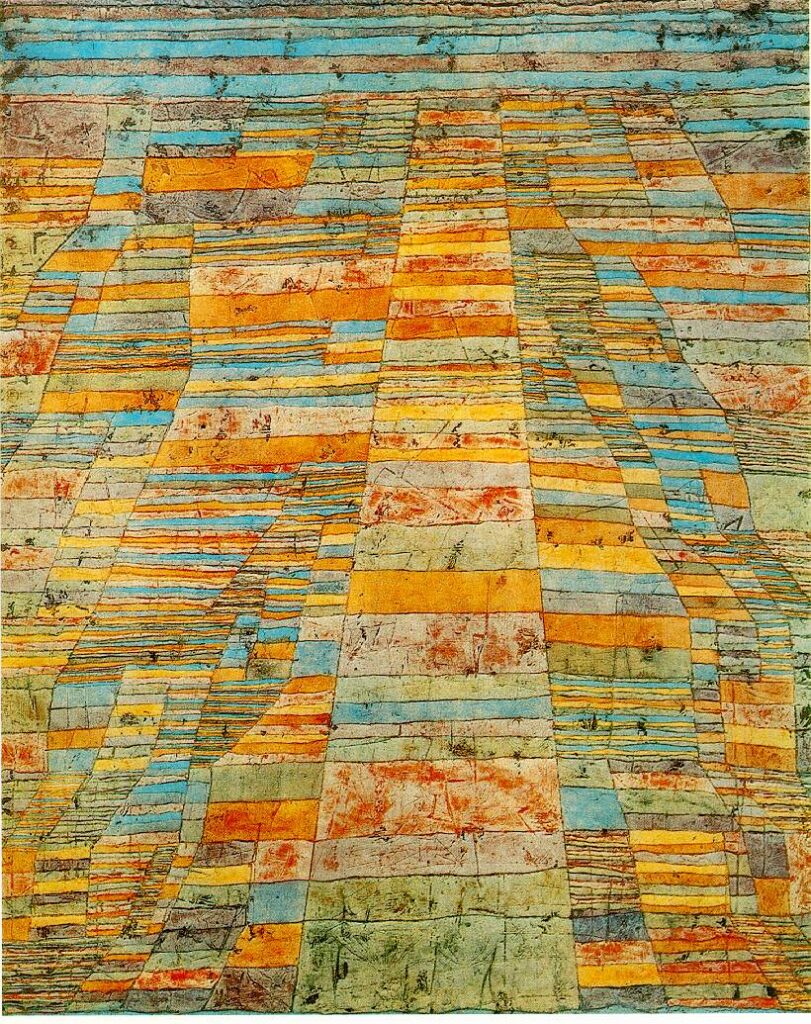 Highway and byways (1929) - Paul Klee Tablo