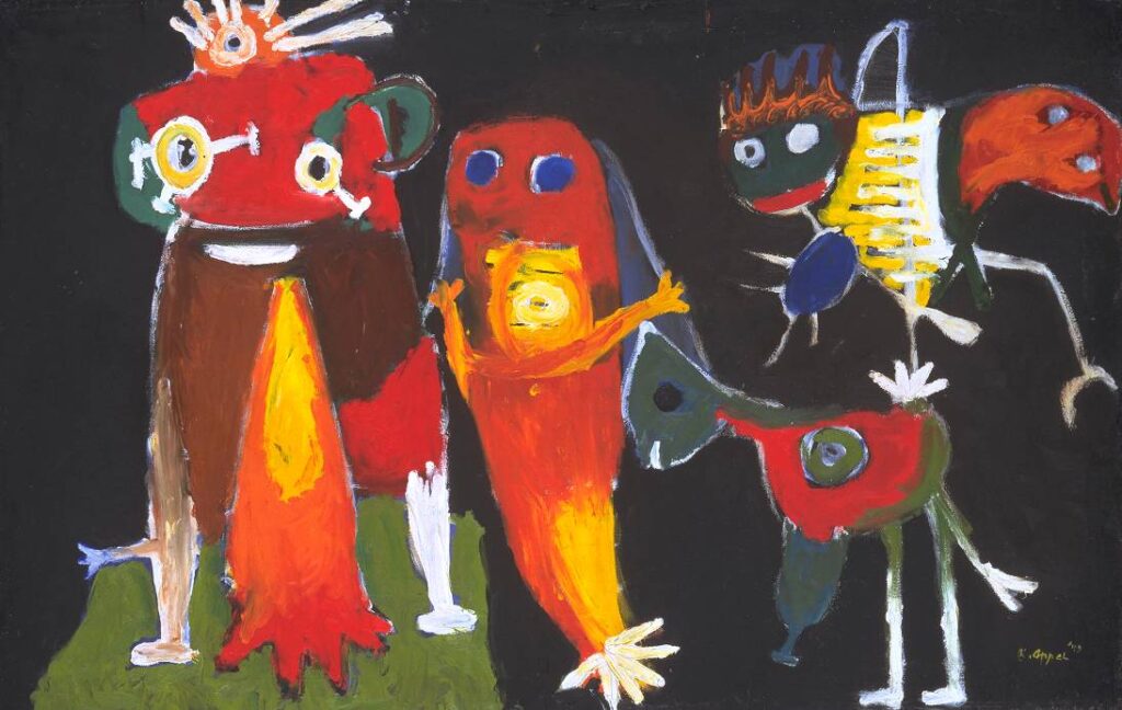 Hip, Hip, Hoorah! (1949) - Karel Appel Tablo