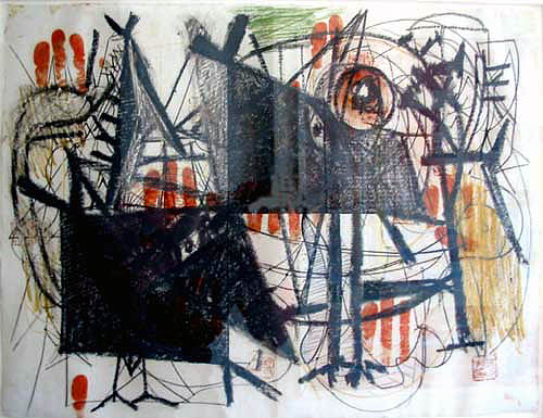 Hitler invades Poland (1939) – Arshile Gorky Tablo
