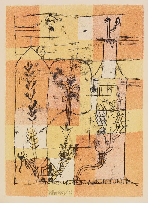 Hoffmanneske scene (1940) – Paul Klee Tablo