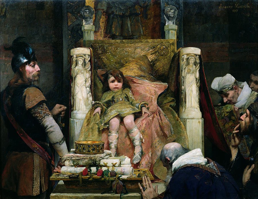 Homage to Clovis II (1883) – Albert Maignan Tablo