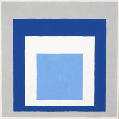 Homage to the Square Blue, White, Grey (1951) – Josef Albers Tablo