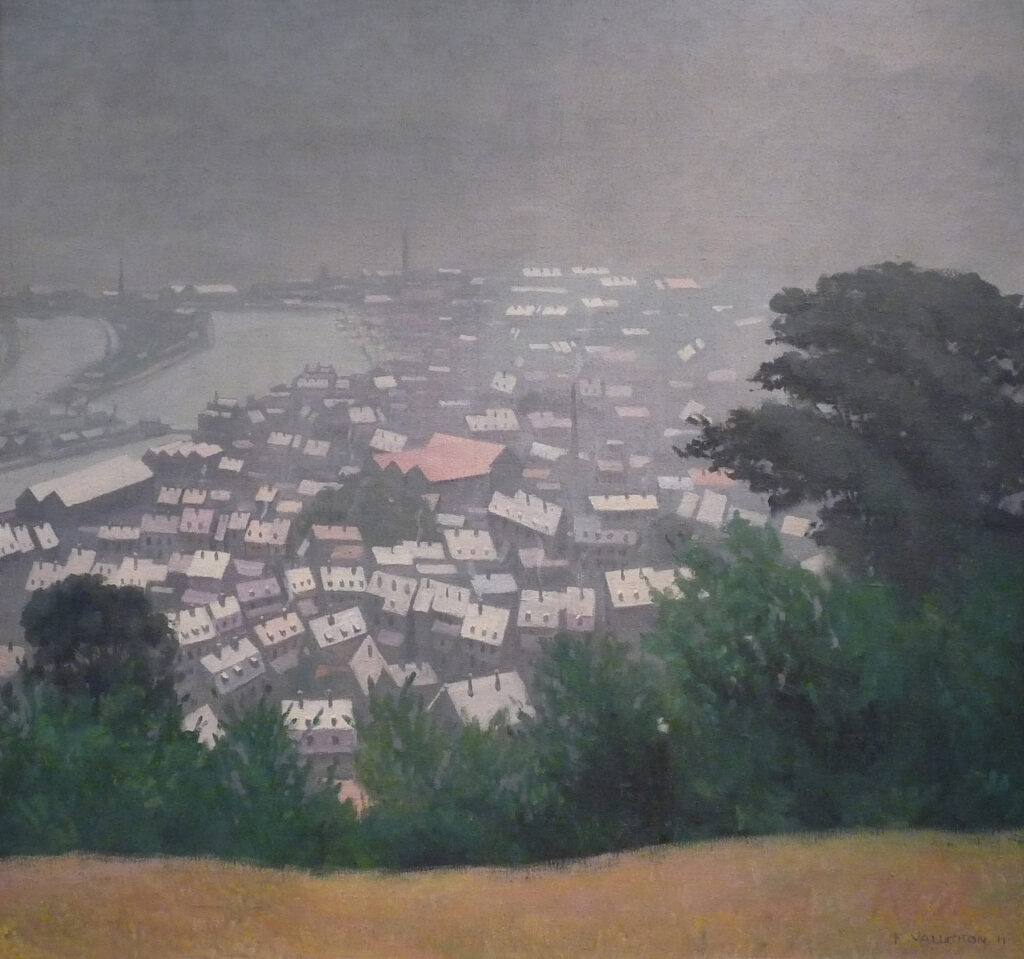 Honfleur in the mist (1911) - Félix Vallotton Tablo