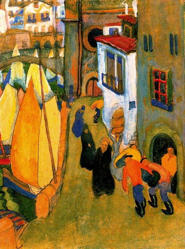Houses in Buitrago (1920) – Carlos Sáenz de Tejada Tablo