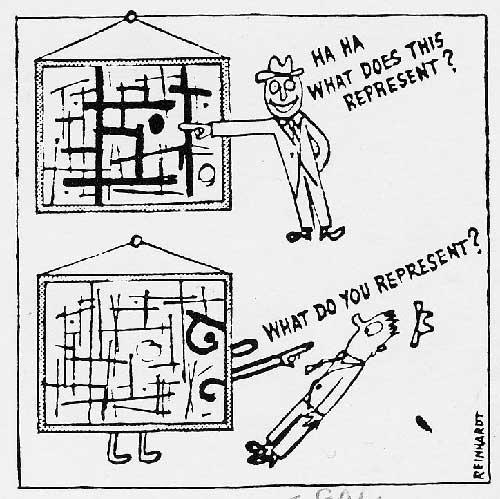 How to Look at Modern Art (detail) (1946) – Ad Reinhardt Tablo