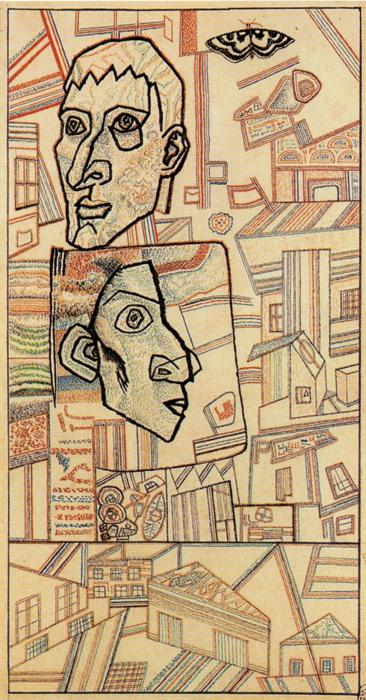 Hunger (1925) – Pavel Filonov Tablo