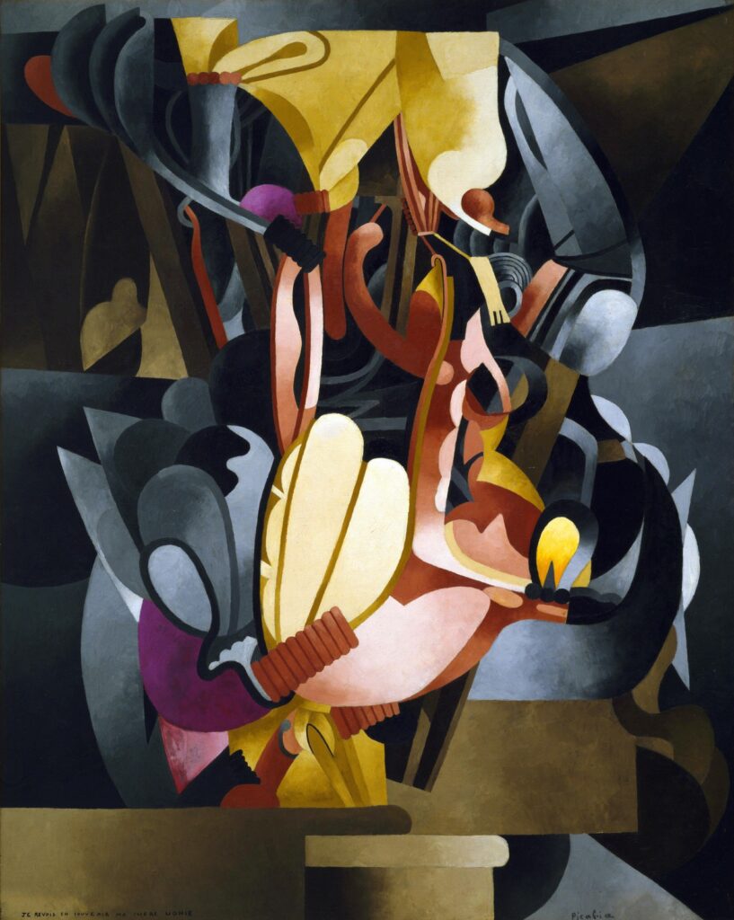 I See Again in Memory My Dear Udnie (1914) - Francis Picabia Tablo